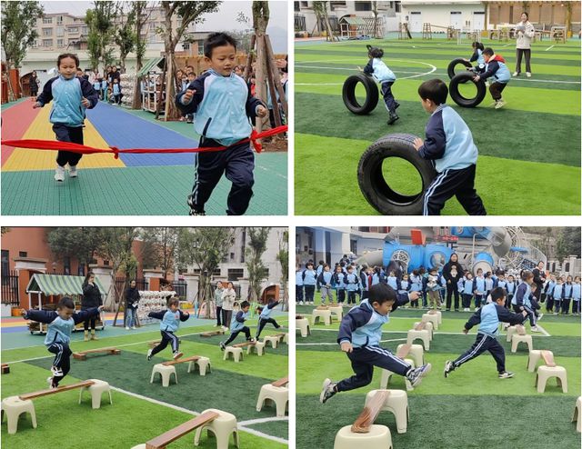 宜宾市高县罗场镇幼儿园大班一组举办亲子运动会(图2)