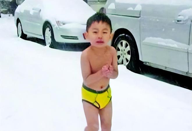 11年前被父亲强迫在零下13度雪地裸跑的3岁小男孩现在如何(图10)