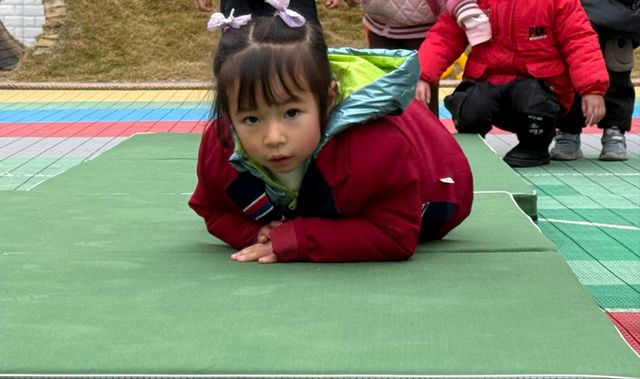 安居一幼早操体能大循环助力幼儿健康成长(图3)