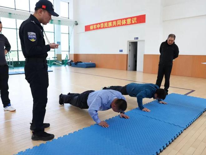 汪清县公安局开展体能素质训练达标摸底考核(图2)