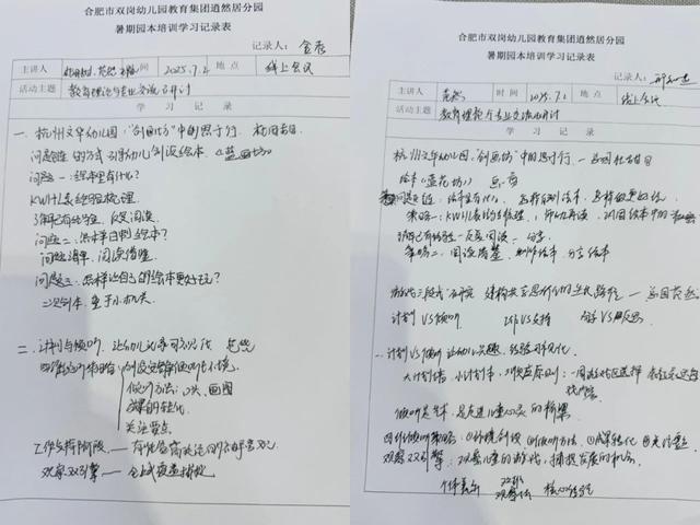 教师外出学习经验交流——合肥市双岗幼儿园开展2025年教师暑期园本培训活动（六）(图6)