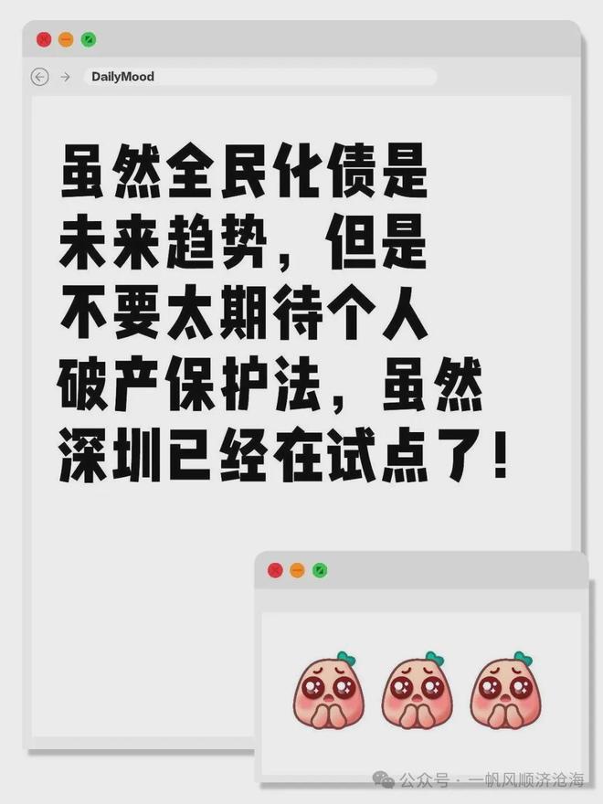 深圳夫妻月入一万负债一亿时代呼唤个人破产法保护最后的尊严！(图4)