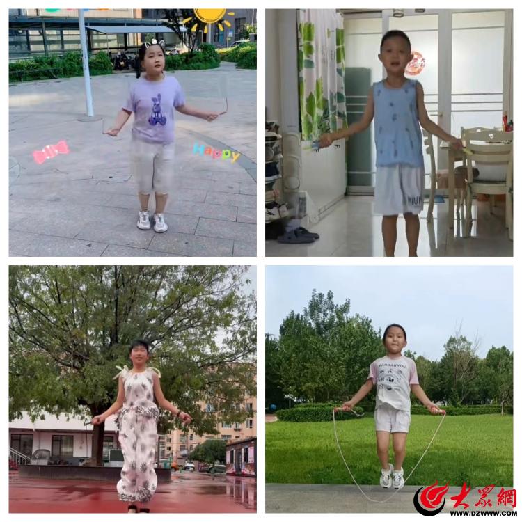 潍坊潍城芙蓉小学：暑期跳绳打卡诠释 “夏练三伏”(图1)